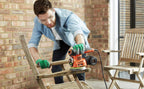 Black+Decker 4-in-1 Multischleifer (220W, mit Autoselect-Auswahl, werkzeuglosem Schleifplattenwechsel, mit Fingeraufsatz, im Koffer mit 17tlg. Schleifpapier-Zubehör-Set) KA280K