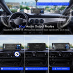 Avylet 9,26" CarPlay Display für Apple CarPlay & Android Auto, 60Hz Carpla mit 4K Dashcam und IP67 Rückfahrkamera, 64GB Karte, OTA-Updates, GPS Navigation, Bluetooth 5.0, Mirror Link, FM/AUX