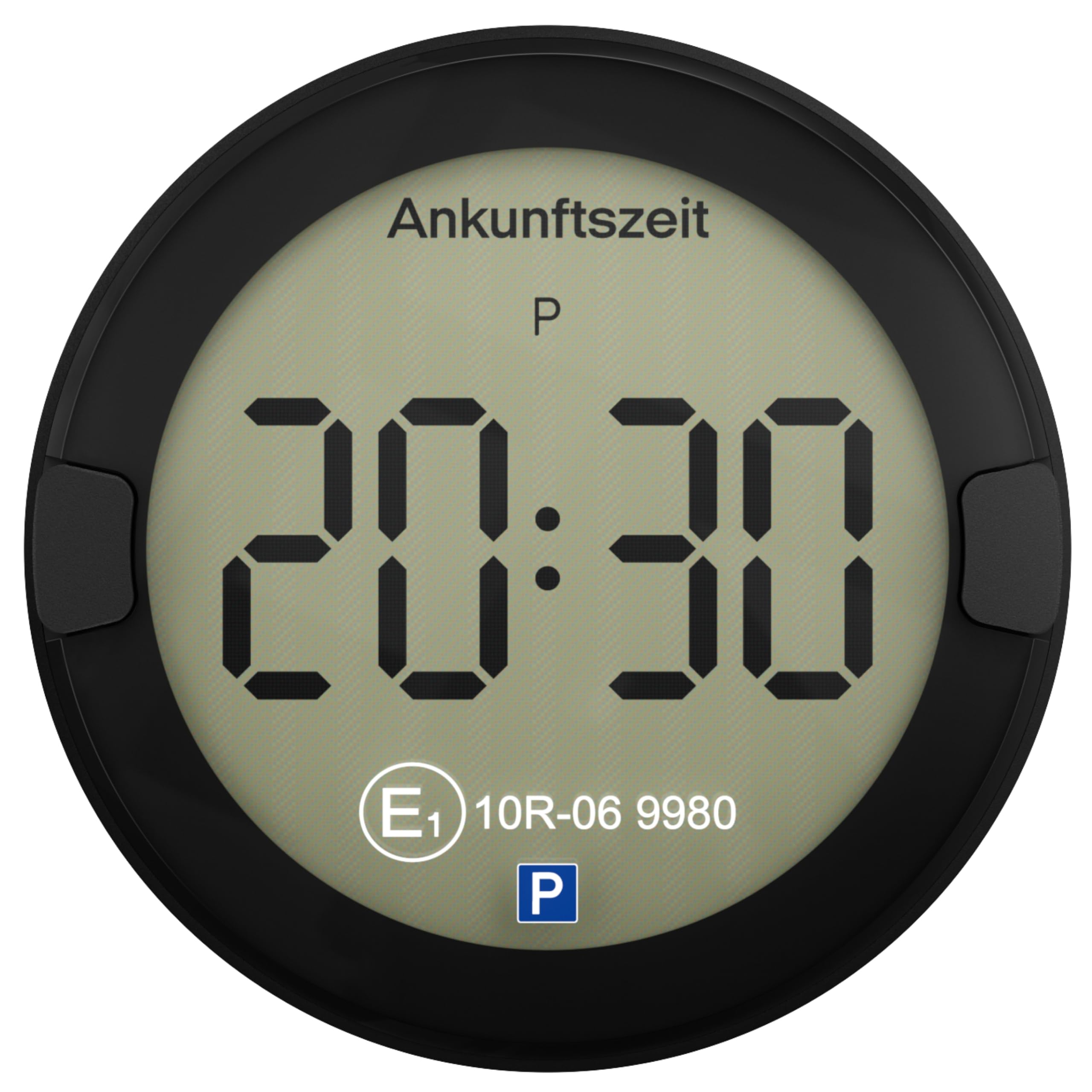 OOONO P-DISC NO2 - Elektronische Parkscheibe mit Zulassung fürs Auto - Automatische Digitale Parkscheibe Elektrisch mit Zulassung vom KBA nach StVO - Elektrische Parkuhr Auto zugelassen