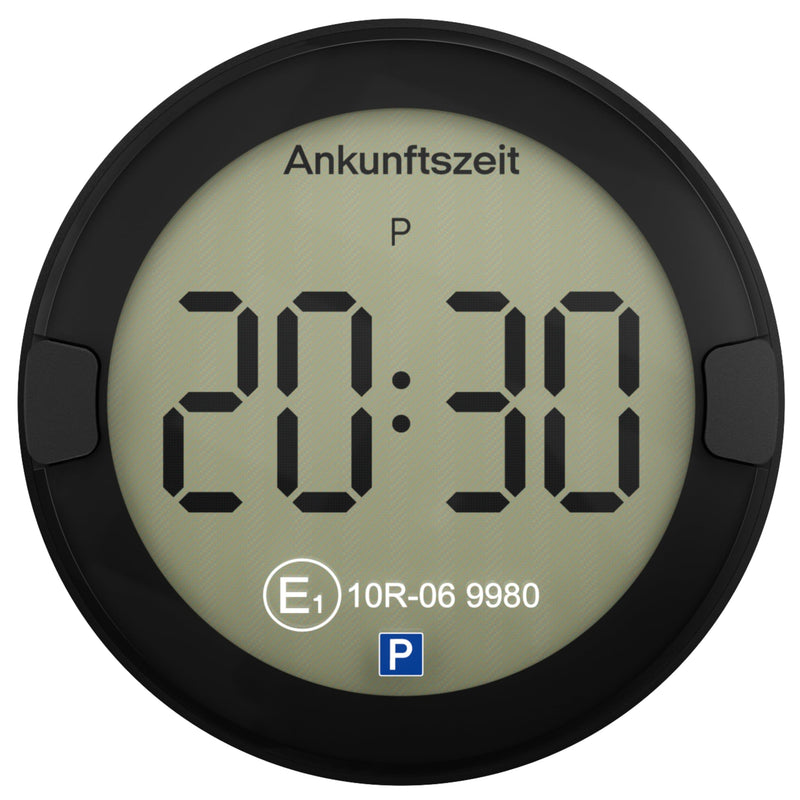 OOONO P-DISC NO2 - Elektronische Parkscheibe mit Zulassung fürs Auto - Automatische Digitale Parkscheibe Elektrisch mit Zulassung vom KBA nach StVO - Elektrische Parkuhr Auto zugelassen