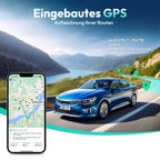 BOTSLAB Dashcam Auto Vorne Hinten, 4K Dashcam Auto GPS mit WiFi, Dual Autokamera mit 64GB SD Karte, ADAS, Nachtsicht, 170°Weitwinkel, WDR, 2,45" IPS, 24/7 Parküberwachung, Loop-Aufnahme