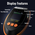 Tera Barcode-Scanner Kabellos Ladestation: 1D 2D QR mit digitalem Einstellungsbildschirm & Tastenfeld Schnellscan Bluetooth 2.4G & USB-Kabel deutsche Anleitung HW0009