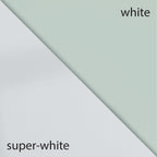SIGEL GL131 Premium Glas-Magnettafel 78 x 48 cm super-weiß hochglänzend, SGS geprüft, einfache Montage, incl. 3 starke Magnete, für Büro, Schule & Wohnung, Artverum