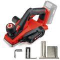 Einhell Akku-Hobel TE-PL 18/82 Li-Solo Power X-Change (18 V, 82 mm Hobelbreite, bis 2 mm Spantiefe, Falztiefen-/Parallelanschlag, autom. Parkschuh, inkl. 2x Wendemesser, ohne Akku)