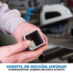 Evolution Metallkreissäge S210CCS | Kaltsäge Kreissäge Tauchsäge 1800W Inkl. Ø 210 mm HM-Sägeblatt Schneidet Baustahl, Metall | Schienenkompatibel Kaltkreissäge | Scie Circulaire mit Führungsschiene