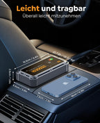 StarthilfePowerbank 5000A Leistungsstarke LEDBeleuchtung Für PKW Motorrad SUV Rasenmäher