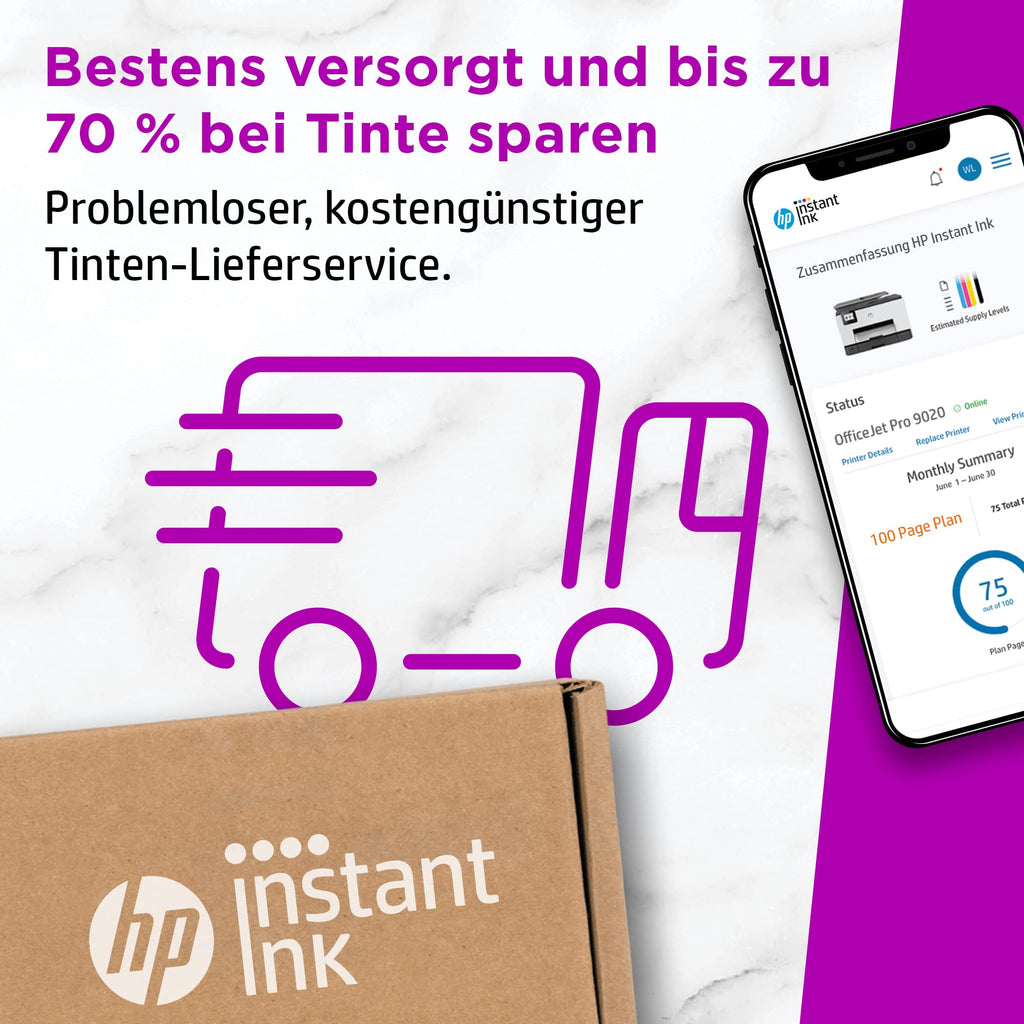 HP Tintenstrahldrucker, Schwarz, Standard