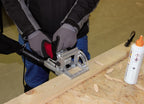 Einhell Flachdübelfräse TC-BJ 900 (860 W, 14 mm, Winkel- und Höheneinstellung, Staubfangsack)