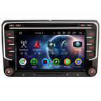 Erisin 8-Kern 4GB+64GB 7 Zoll Android 14 Autoradio GPS Navi DVD für VW Passat B6 T5 Golf 5/6 Polo 6R Tiguan Caddy T5 Jetta Seat Skoda Bluetooth CarPlay Android Auto WiFi 4G DSP DAB+ FM OBD2 CD Canbus