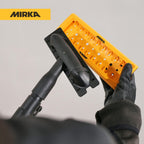 Mirka DecoSander staubfreier Stabschleifer für glattes Wand- & Deckenfinish, Trockenbau, Detailarbeiten / 80x230mm & Ø 225mm Schleifteller/Klett