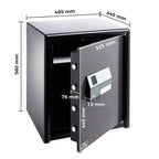 Burg-Wächter Möbeltresor mit elektronischem Zahlenschloss, Combi-Line, Sicherheitsstufe S2, Feuerschutz LFS 30 P, VdS-geprüft, 15 l, 44 kg, CL 440 E, Schwarz