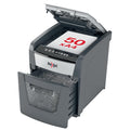 Rexel Optimum AutoFeed+ 50X Automatischer Aktenvernichter, 50 Blatt automatisch, Sicherheitsstufe P4, Partikelschnitt, für Zuhause / Home Office, 20 Liter Abfallbehälter, 2020050XEU