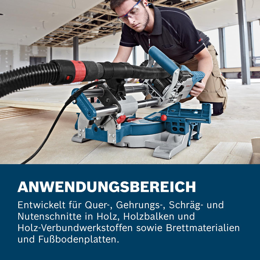 Bosch Professional Kappsäge GCM 8 SJL (1600 Watt, Sägeblatt-Ø: 216 mm, im Karton)