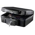 Master Lock Tresor Feuerfest und Wasserdicht mit Schlüssel, Dreifacher Schutz - Flug, Feuer und Flut, 4.9L, 15.6 x 36.2 x 33 cm