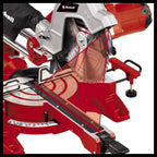 Einhell Zug-Kapp-Gehrungssäge TC-SM 254 (1900 W, max. 85 mm x 305 mm Schnitttiefe/-breite, Ø 254 mm Sägeblatt, neigbarer Sägekopf, Zugfunktion, Laser)