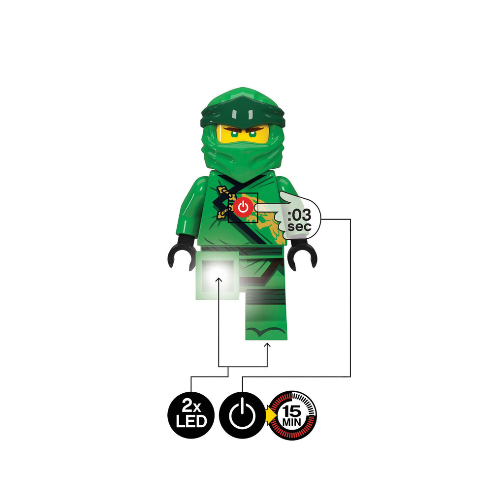 Lego Ninjago Legacy Lloyd Taschenlampe - 127 mm große Figur, LED-Taschenlampe, Batteriebetrieben, Automatische Abschaltung – Batterien im Lieferumfang enthalten