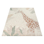the carpet Jungle Kids Teppich für Kinderzimmer, Kinderteppich, 3D-Effekt, Pflegeleicht, strapazierfähig, Giraffe, 160 x 230 cm