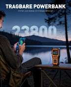 TREKURE 6000A Auto Starthilfe Powerbank mit OBD2 Diagnosegerät und Batterietest, Starthilfe Powerbank für PKW 12V, für Benzin & Diesel bis 10,0L, Tragbare Starthilfe mit LED-Notlicht, V0-Feuerschutz