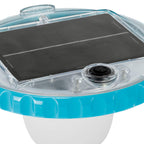 Intex Solar Powered LED Floating Poolleuchte - Solarbetriebene Blitzboje - 2 Beleuchtungsmodi, 28695, Weiß