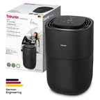 Beurer LB 200 Luftbefeuchter mit energieeffizienter Kaltverdunstungstechnologie, hygienische konstante Befeuchtung der Luft, mit Filtertrocknungsfunktion, 3 Befeuchtungsstufen, für Räume bis ca. 30m²