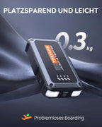 TREKURE 4000A Starthilfe Powerbank für Pkw (Bis Zu 9,0L Benzin Oder 8,5L Diesel) Kompakt Auto Starthilfe Powerbank mit LED Taschenlampe