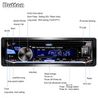 Alondy 1DIN Autoradio Bluetooth mit CD/DVD Player USB AM/FM/RDS Radio Freisprecheinrichtung SD AUX