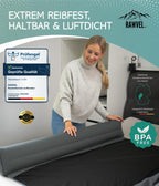 RAWVEL® Rausfallschutz aufblasbar 130cm Light - [NEU 2025] - passend für alle Betten Zuhause & auf Reisen - Rausfallschutz Bett Reise BPA Frei & Laborgeprüft - Rausfallschutz Boxspringbett (1er Set)