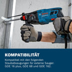 Bosch Professional Bohrhammer GBH 2-21 (mit SDS plus, inkl. 3x Drill Bit SDS plus, (6/8/10 mm), Zusatzhandgriff, Maschinentuch, Tiefenanschlag, Handwerkoffer)