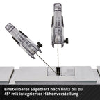 Einhell Akku-Tischkreissäge TE-TS 36/210 Li-Solo Power X-Change (36 V, 70 mm Schnitthöhe, Ø 210 mm Sägeblatt, Tischverbreiterung, Winkelanschlag, Parallelanschlag, ohne Akku)
