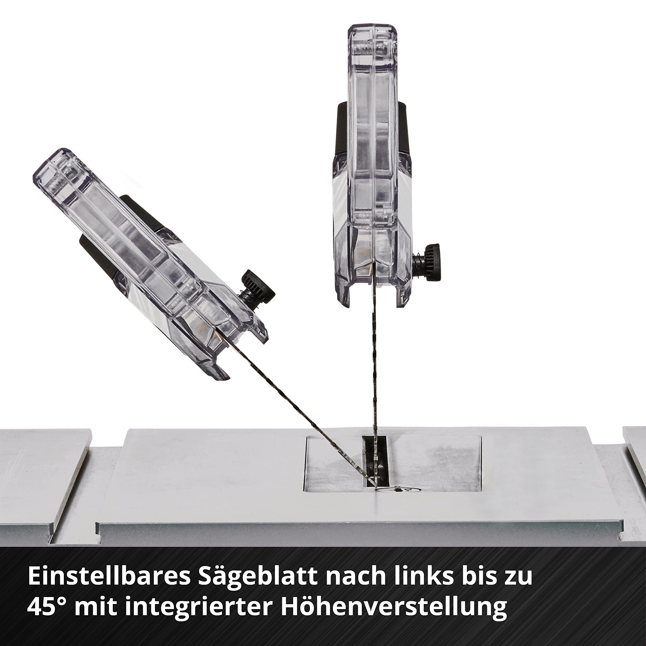 Einhell Akku-Tischkreissäge TE-TS 36/210 Li-Solo Power X-Change (36 V, 70 mm Schnitthöhe, Ø 210 mm Sägeblatt, Tischverbreiterung, Winkelanschlag, Parallelanschlag, ohne Akku)