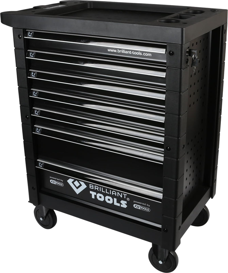 Brilliant Tools BT152900 Werkstattwagen mit 7 Schubladen, leer