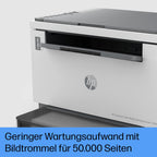 HP LaserJet Tank MFP 1604w Multifunktions-Laserdrucker (Drucker, Scanner, Kopierer) mit Dual-Band-Wi-Fi, BTLE, inklusive Original Toner für bis zu 5000 Seiten, 22 Seiten/Min, 600x600 DPI, weiß