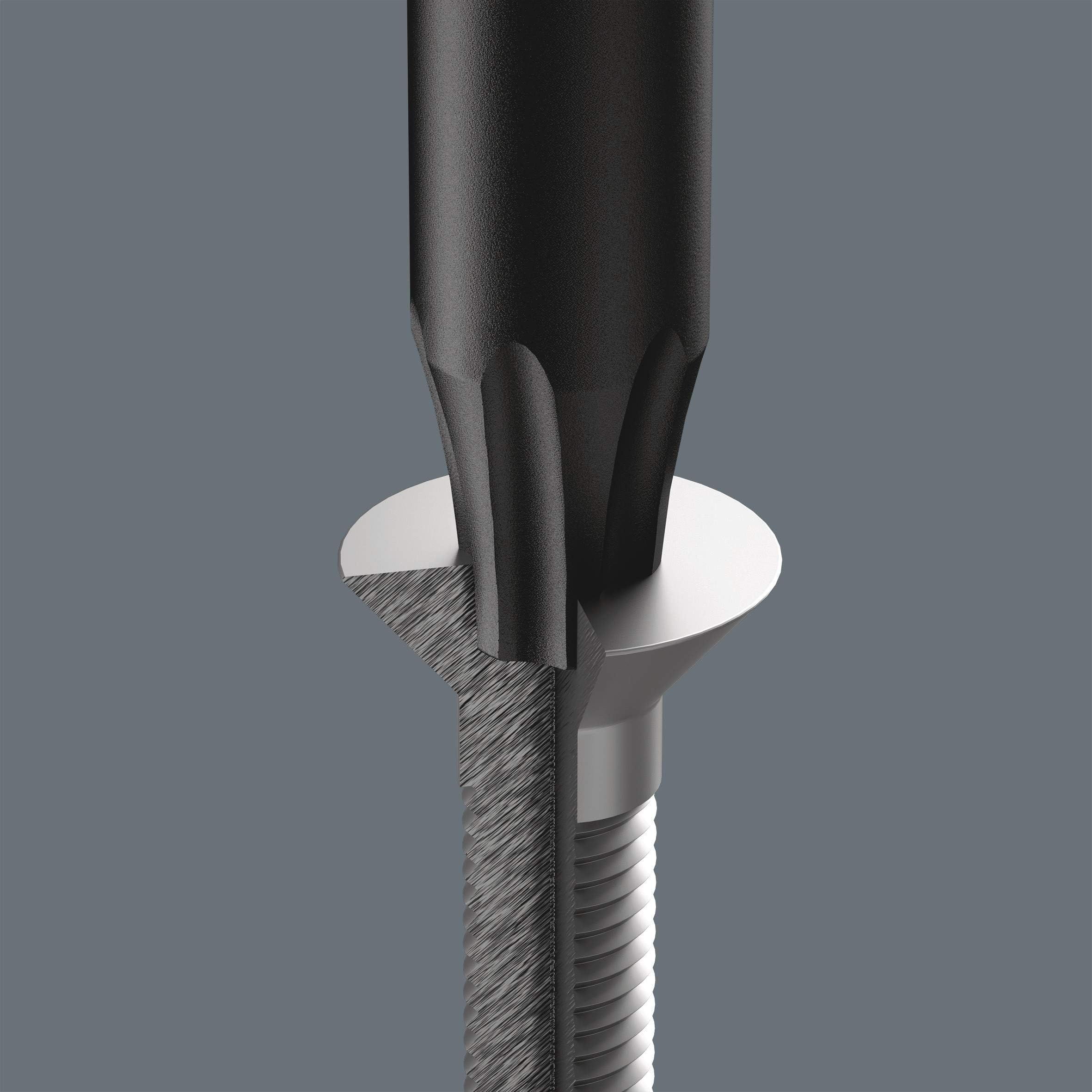 Wera Kraftform Micro Elektroniker Schraubendrehersatz, 12-teilig, Mehrfarbig, 05073675001