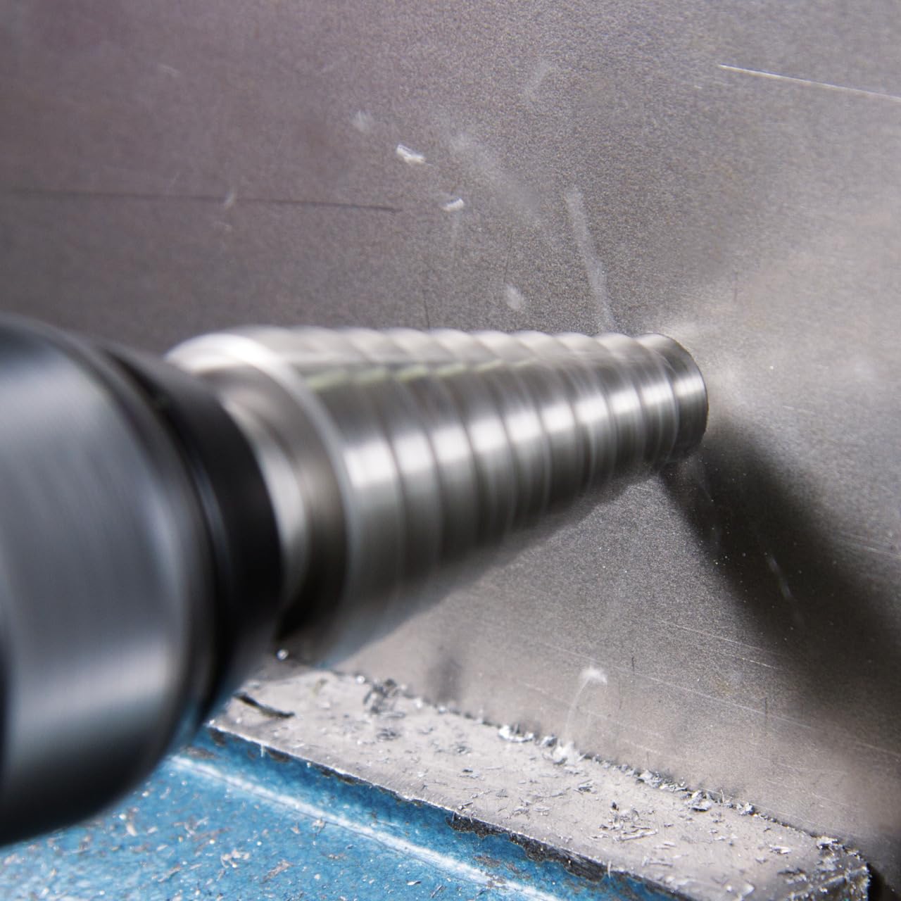 RUKO Stufenbohrer-Satz, HSS, spiralgenutet, FLOWSTEP Technologie für nahtlose Übergänge, kontrollierter Bohrvorgang, vielseitige Anwendung, 3-teilig