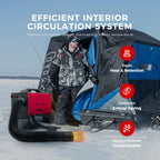 8KW Diesel Standheizung,12/24V/230V dieselheizung mit Ausdehnbare Basis, Bluetooth-APP & AC-DC Adapter, Auto Start -Stopp, Lüftungsfunktion & Inneres Zirkulationssystem, Diesel Heizung für Wohnmobil