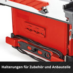 Einhell Professional Tischkreissäge mit Schiebetisch TP-CC 10 T (2000 W, 85 mm Schnitthöhe, Ø 254 mm Sägeblatt, Schiebeschlitten, Tischverbreiterung, Winkelanschlag)