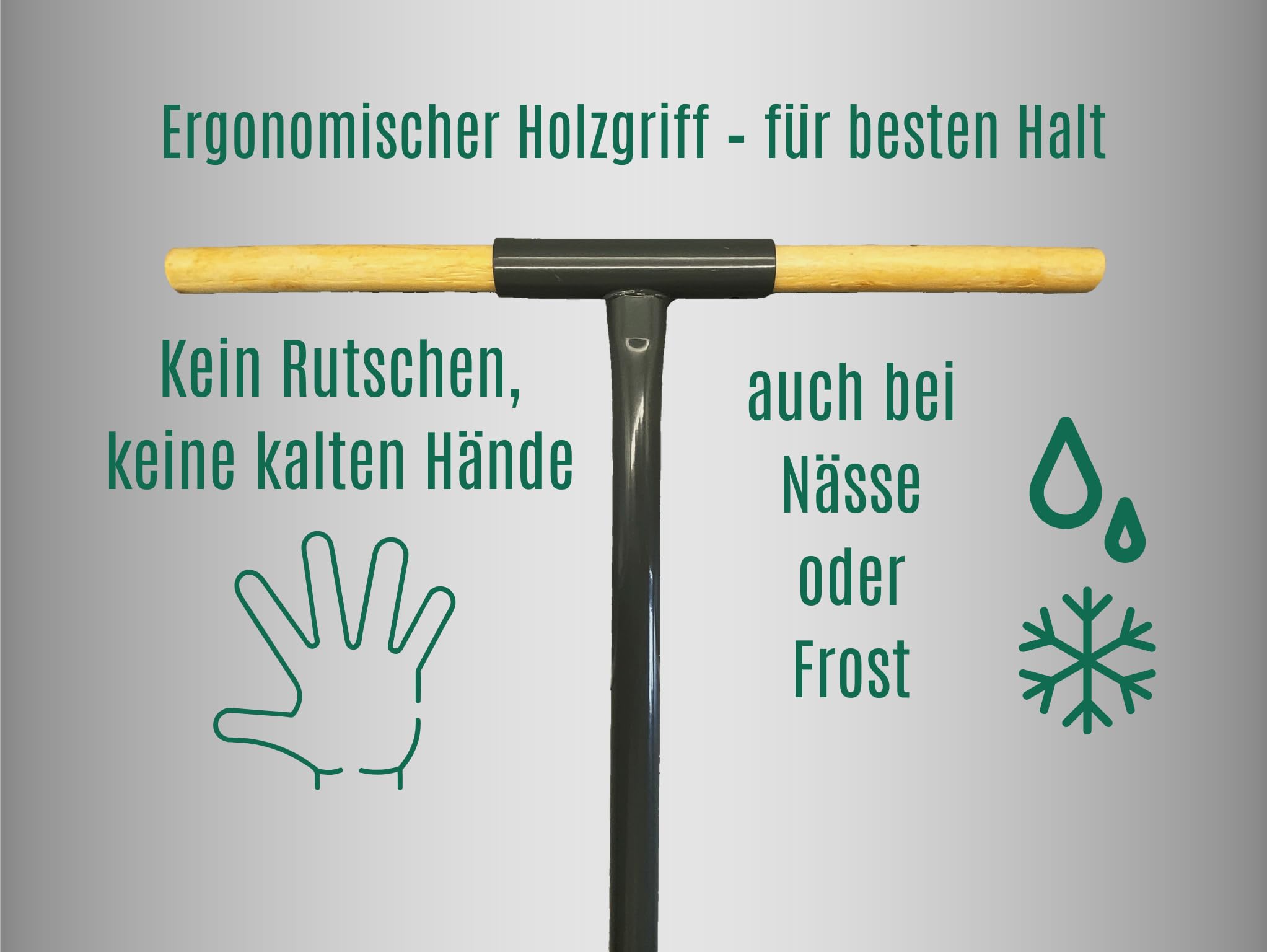 Berger + Schröter Erdlochbohrer 7 cm, Pfostenbohrer, Pfahllochbohrer, 1 Stück, 50206