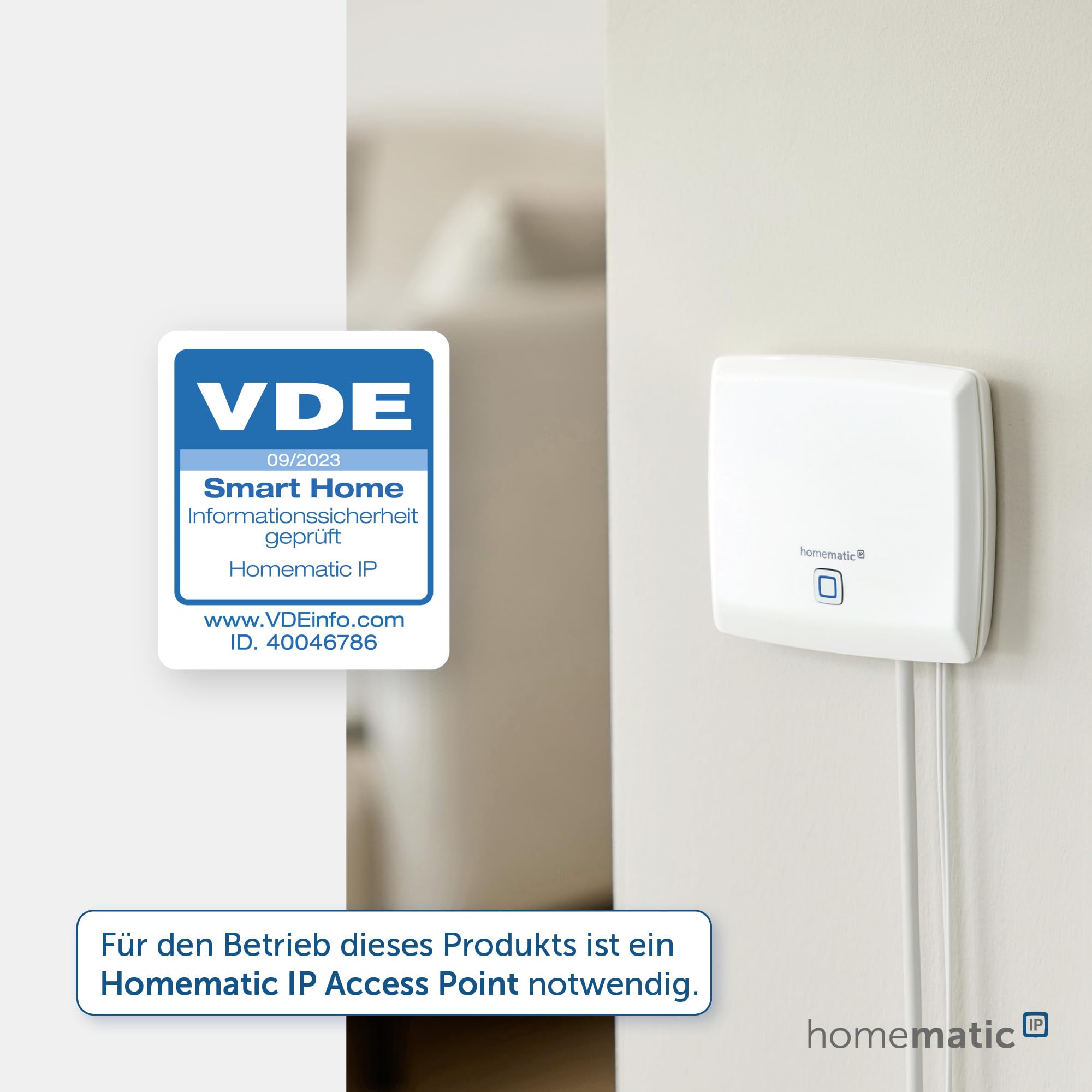 Homematic IP Smart Home Heizkörperthermostat – Flex, digitaler Thermostat Heizung, Steuerung per App, Alexa, Google Assistant, einfache Installation, Energie sparen, 160230A0