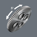 Wera Zyklop Speed-Knarrensatz 8100 SA 6, 1/4 Zoll-Antrieb, metrisch, Silber, 28-teilig, 05004016001