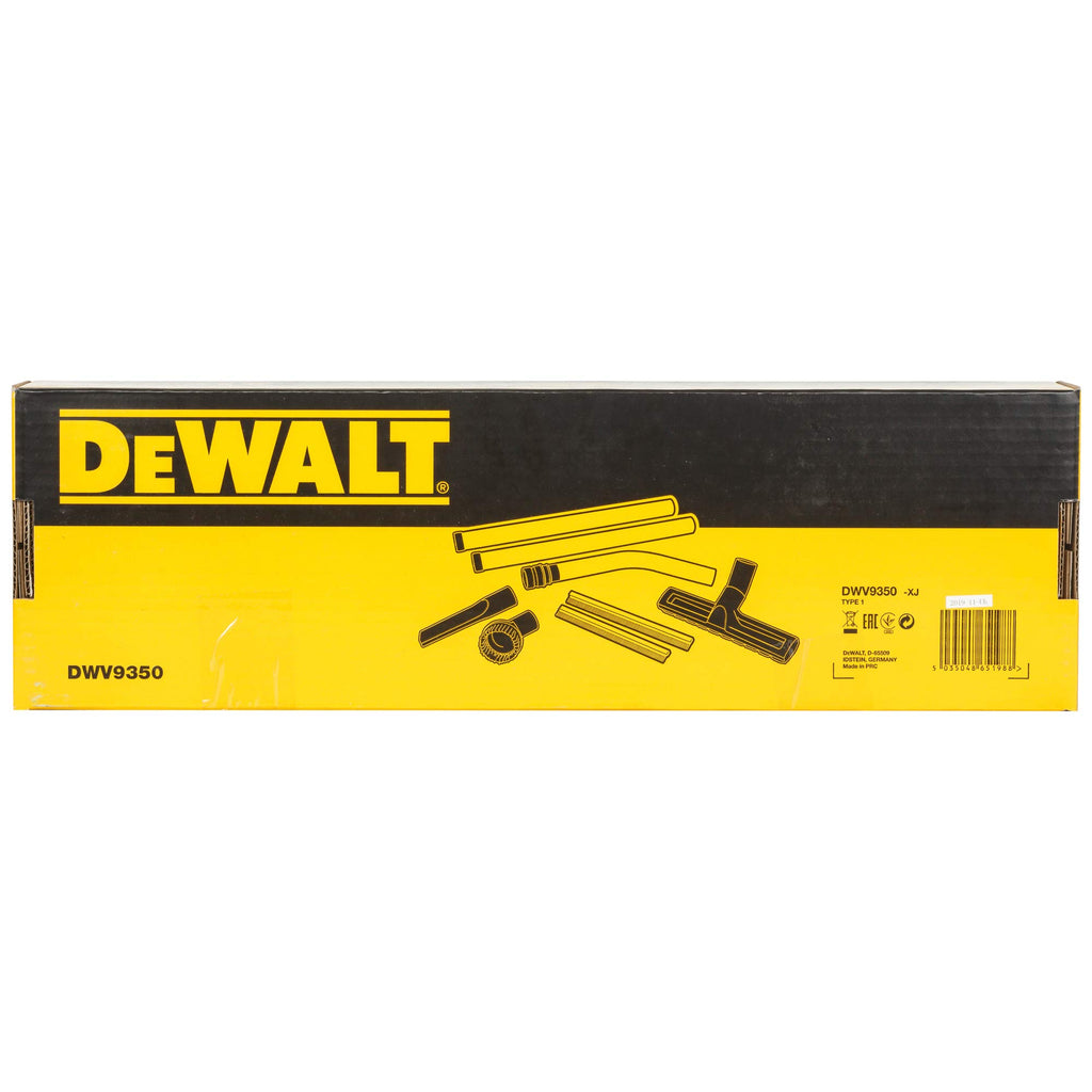 DEWALT DWV9350-XJ Bodenreinigungsset fuer Absaugsysteme, Schwarz/Gelb