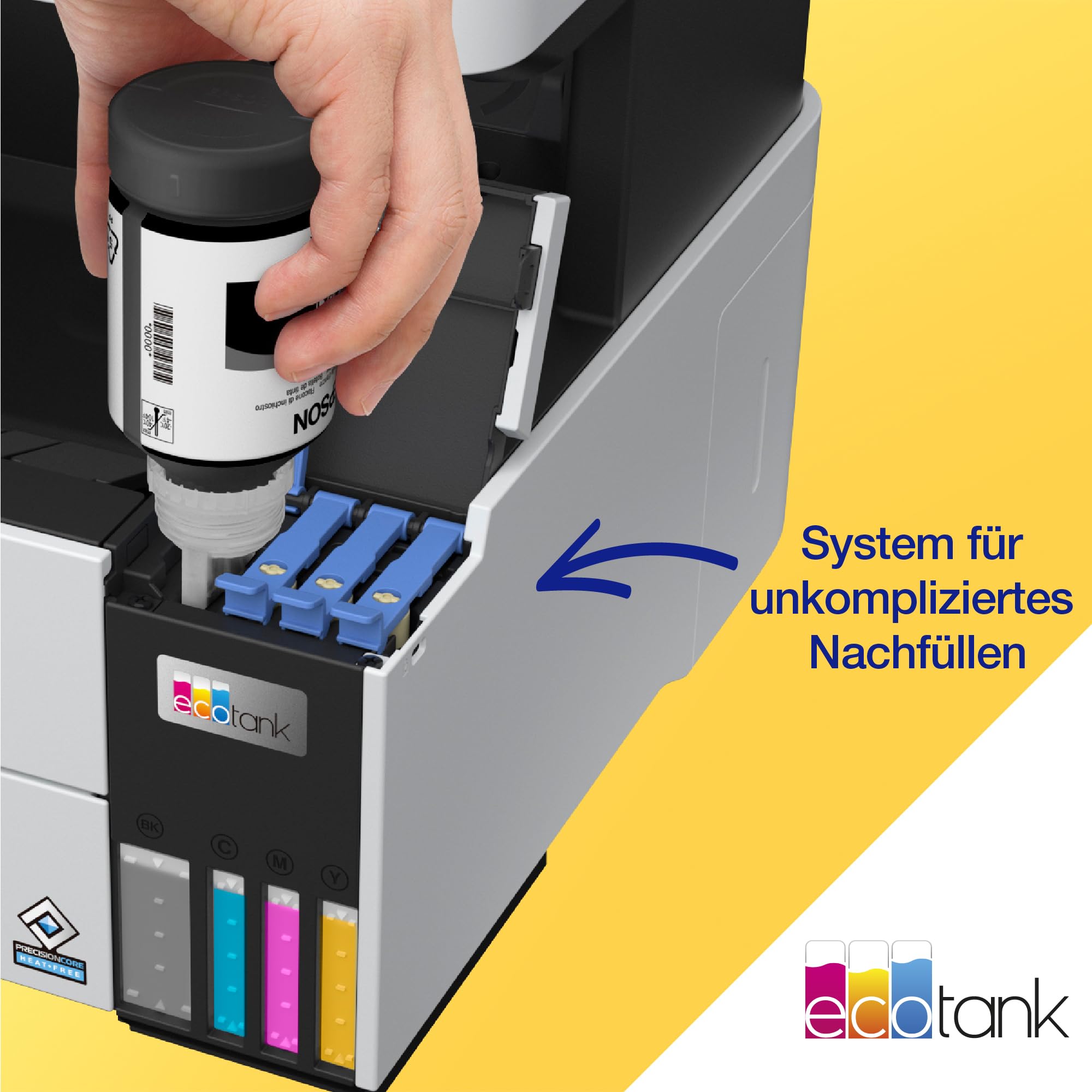 Epson EcoTank ET-5150 DIN-A4-Multifunktions-WLAN-Tintentankdrucker