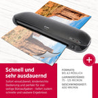 Olympia A 330 Plus Laminiergerät | Heiß- und Kaltlaminieren | Laminiergerät bis A3 | Blasenbildungsschutz | Laminiermaschine | Ideal für Büro, Schule & Homeoffice | Laminator inkl. Laminierfolien