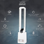 Zilan Turmventilator sehr leise mit Kühlung Standventilator mit Fernbedienung energiesparend oszillierend - Säulenventilator Aircooler Luftkühler Bodenventilator Tower Fan 12 Stufen