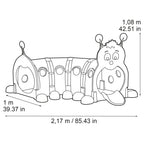 FEBER - Febergus, Kinder-Sporttunnel, Indoor und Garten, mit 4 erweiterbaren bunten Modulen, Outdoor-Spielzeug für Jungen und Mädchen +3 Jahre, Famosa (FEU12000)
