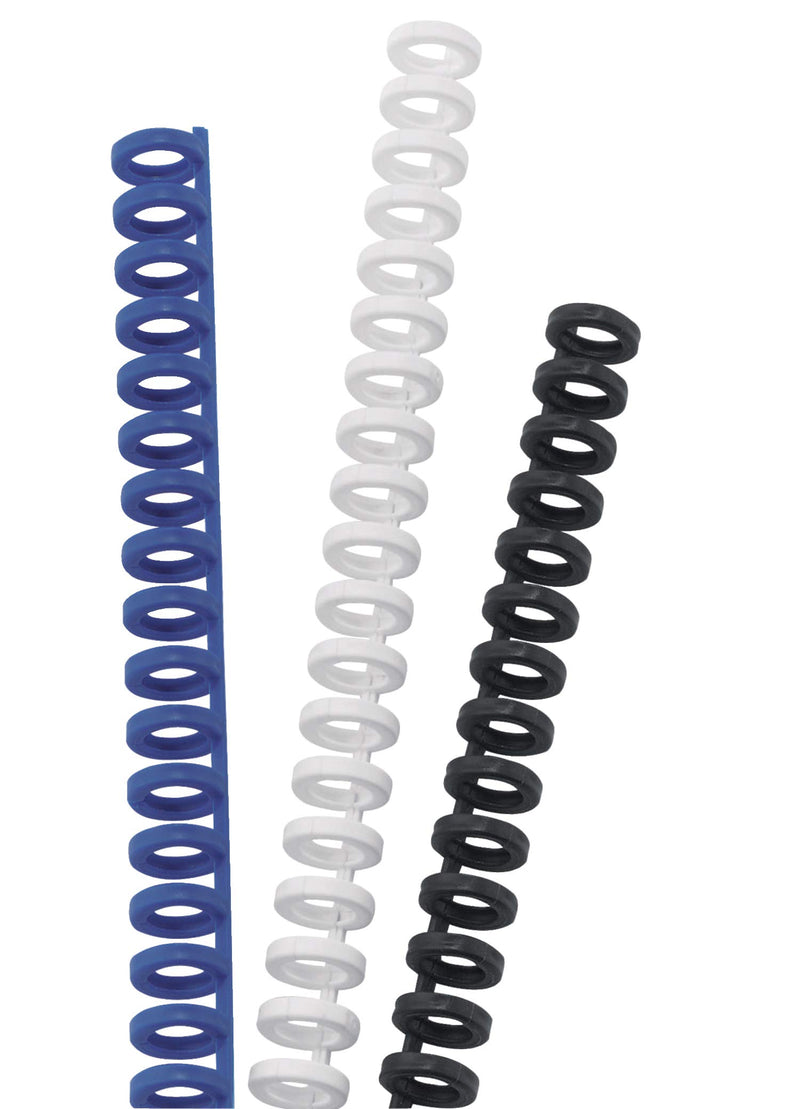 GBC 387357E ClickBind Binderücken, 16 mm, 145 Blatt Kapazität, A4, Ring 50, Schwarz