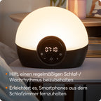 Lumie Bodyclock Glow 150 - Lichtwecker mit 10 Klängen und Einschlafsonnenuntergang