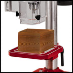 Einhell Säulenbohrmaschine TC-BD 450 (450 W, Bis 2650 Min-1, 5 Stufen, Max. Bohrtiefe 50 Mm, Bohrtiefenanzeige, Einstellbarer Tiefenanschlag, Neig-/drehbarer Und Höhenverstellbarer Bohrtisch)
