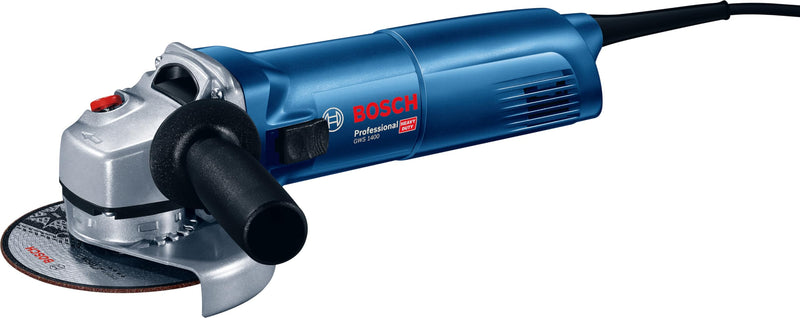 Bosch Professional Winkelschleifer GWS 1400 (Leistung 1.400-W-Motor, 125mm Scheiben-Ø, inkl. Aufnahmeflansch, Schutzhaube, Spannmutter, Zweilochschlüssel)
