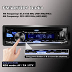Alondy 1DIN Autoradio Bluetooth mit CD/DVD Player USB AM/FM/RDS Radio Freisprecheinrichtung SD AUX