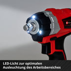 Einhell Akku Schlagschrauber TE-CW 18 Li BL Solo Power X-Change (Lithium Ionen, 18 V, 215 Nm, LED Licht, Bit-Adapter zum Schrauben, ohne Akku und Ladegerät)